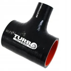Tani Łącznik T-Piece TurboWorks Pro Black 76-9mm