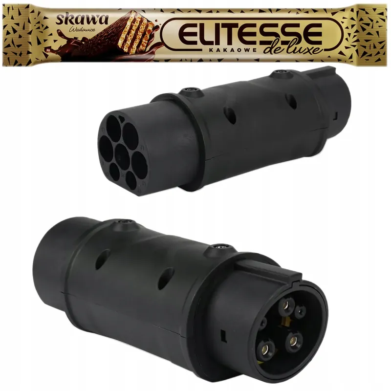 Adapter do ładowania samochodów elektrycznych KHONS od typu 2 do typu 1 Nowość