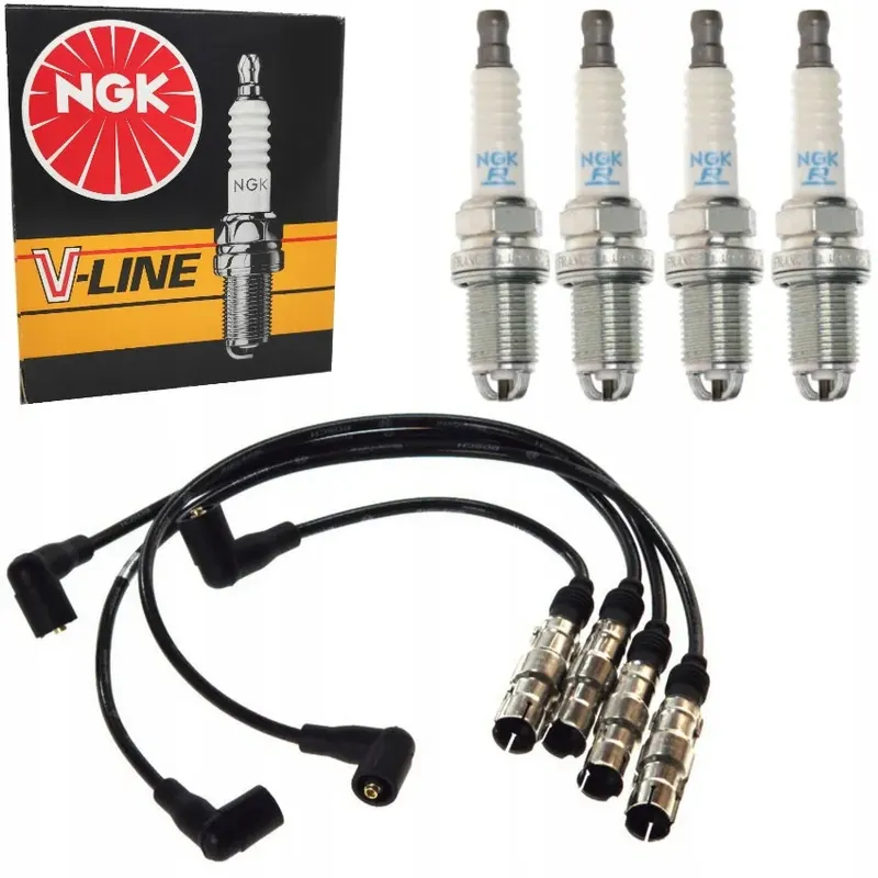 PRZEWODY KABLE ZAPŁONOWE + ŚWIECE AUDI A3 8L A4 B5 Bezpieczna płatność