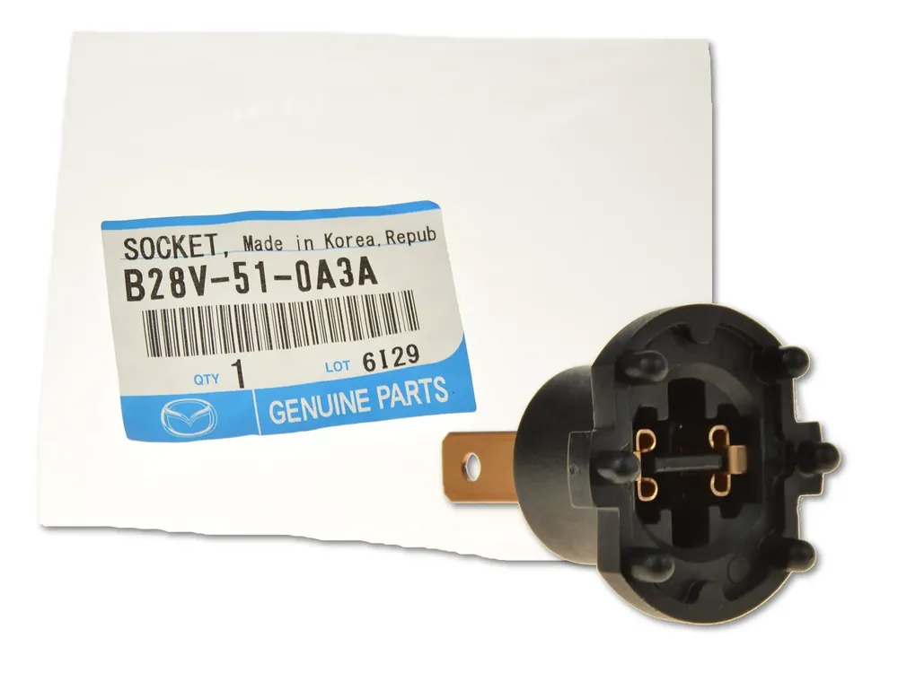 Zwrot pieniędzy MAZDA3 BK I 03-08 OPRAWKA GNIAZDO ŻARÓWKI LAMPY H7