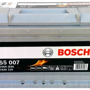 AKUMLATOR BOSCH S5 74AH, 750A, P+ 278X175X175 Tani