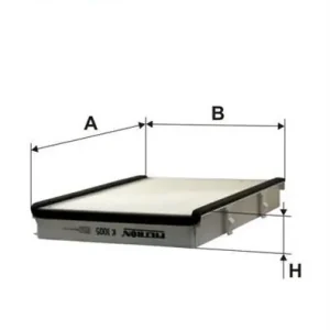 Filtr kabinowy Filtron K 1005 Rabat