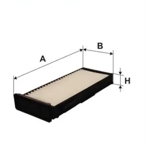 Popularny Filtr kabinowy Filtron K 1180-2X