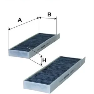 Filtr kabinowy Filtron K 1227A-2X (węglowy) Zamów teraz