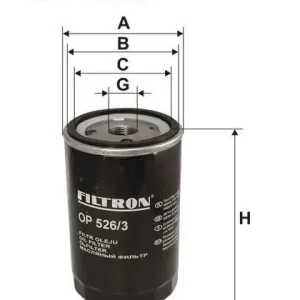 Bezpieczna płatność Filtr oleju Filtron OP 526/3
