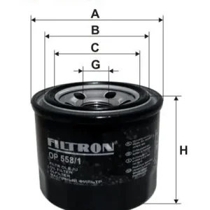 Premium Filtr oleju Filtron OP 558/1