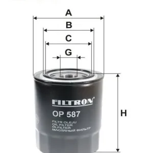 Filtr oleju Filtron OP 587 Wysoka jakość