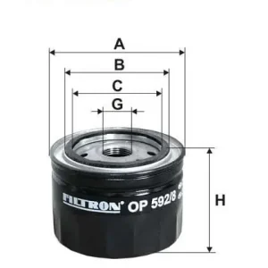 Promocja Filtr oleju Filtron OP 592/8