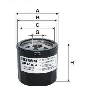 Filtr oleju Filtron OP 616/3 Kup teraz