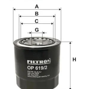 Premium Filtr oleju Filtron OP 619/2