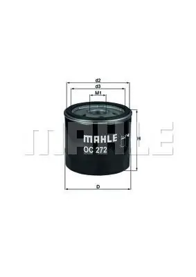 Autentyczny Filtr oleju Knecht OC 272