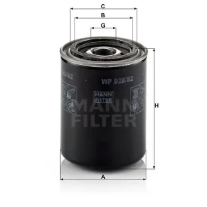 Filtr oleju Mann WP 928/82 Tani