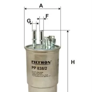 Szybka dostawa Filtr paliwa Filtron PP 838/2
