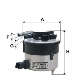 Filtr paliwa Filtron PP 838/8 Rabat