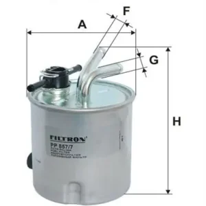 Szybka dostawa Filtr paliwa Filtron PP 857/7
