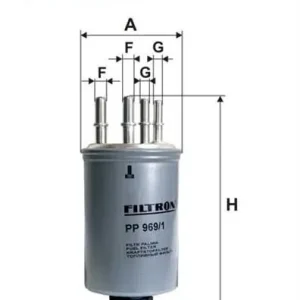 Filtr paliwa Filtron PP 969/1 Rabat