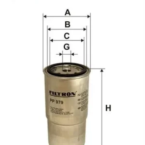 Wysoka jakość Filtr paliwa Filtron PP 979