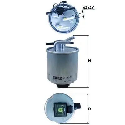 Tylko dziś Filtr paliwa Knecht KL 440/4