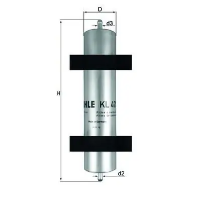 Filtr paliwa Knecht KL 478 Bezpieczna płatność
