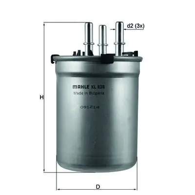 Szybka dostawa Filtr paliwa Knecht KL 838