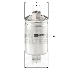 Darmowa dostawa Filtr paliwa Mann WK 612/2